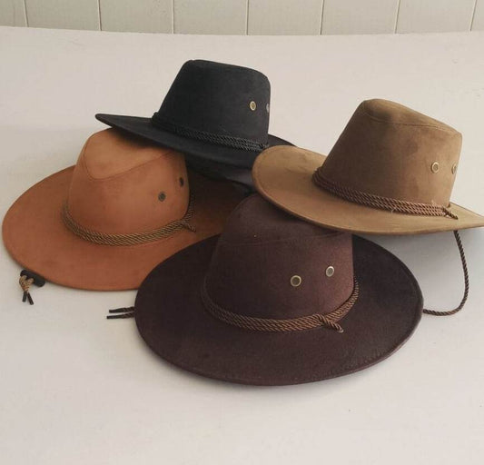 Big Velvet Cowboy Hat - Stylish Western Rope Rider Design for All Seasons - Buy Center US
