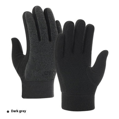 Warm Polar Fleece Gloves - Stylish & Thick for Winter Riding - Buy Center US