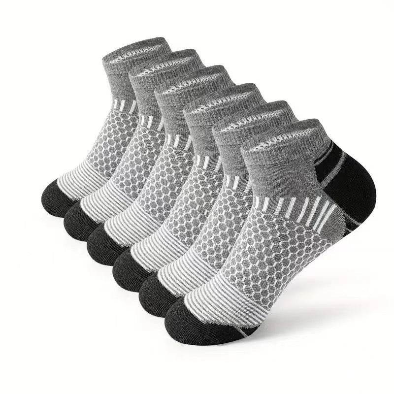 Buycenter Men's Basketball Socks - Breathable, Sweat-Absorbing Ankle Design - Buy Center US