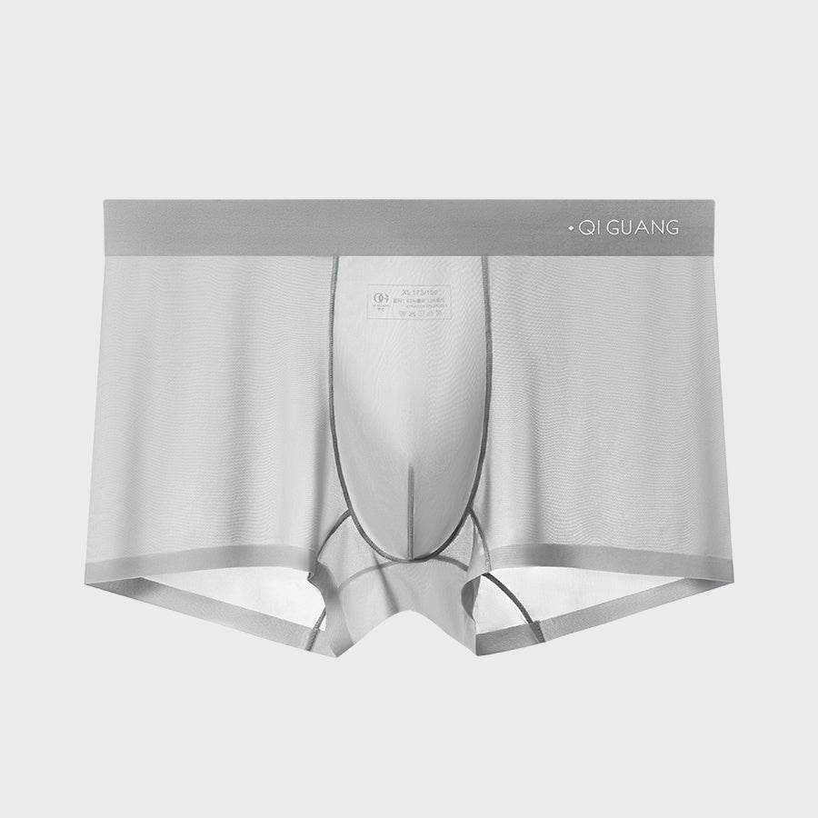 Buycenter Men's Ice Silk Seamless Mask Underwear - Breathable Cotton Comfort - Buy Center US