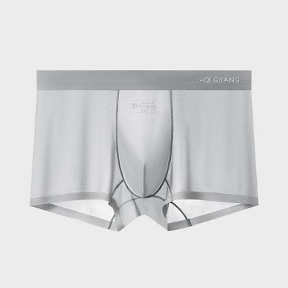 Buycenter Men's Ice Silk Seamless Mask Underwear - Breathable Cotton Comfort - Buy Center US