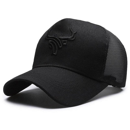 Men's Breathable Deer Head Baseball Cap - Adjustable Summer Sunshade - Buy Center US