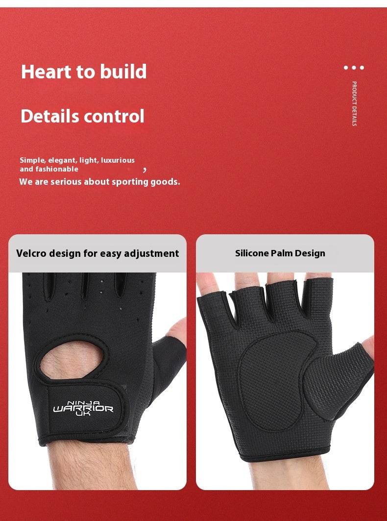 Buycenter Half-Finger Fitness Gloves - Cycling Gloves for Men & Women - Buy Center US