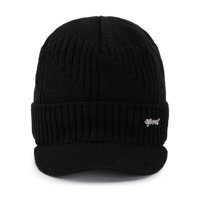 Buycenter Men's Woolen Knitted Pullover Hat - Soft, Warm & Windproof - Buy Center US