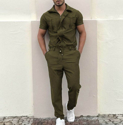 Men's Casual Loose One-Piece Suit - Stylish & Comfortable Pants - Buy Center US