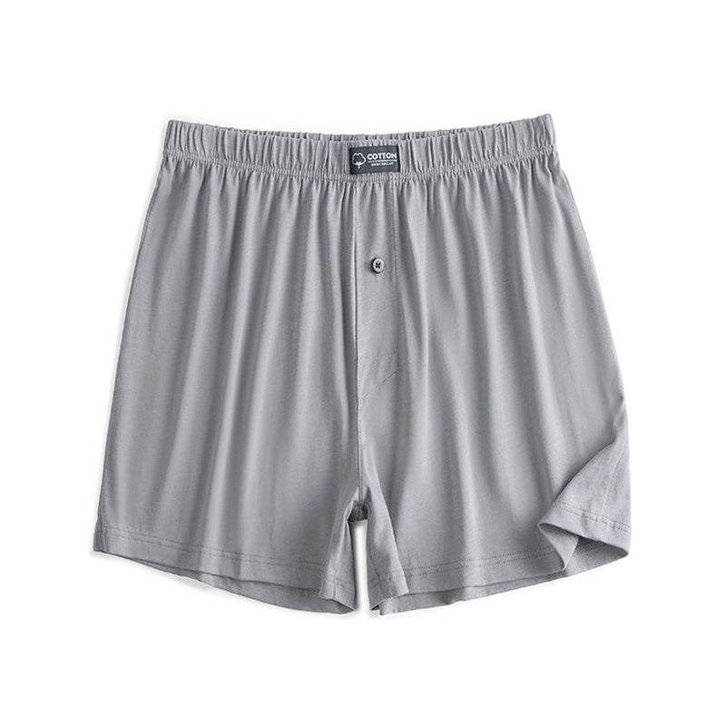 Buycenter Men's Antibacterial Loose Underpants - Comfortable Middle Waist Shorts - Buy Center US