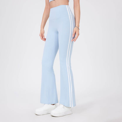 High Waist Yoga Pants - Breathable Running Sports Trousers in Soft Colors - Buy Center US