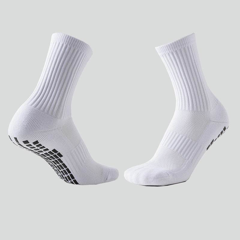 Solid Color Non-Slip Football Socks - Shock-Absorbing and Wear-Resistant - Buy Center US