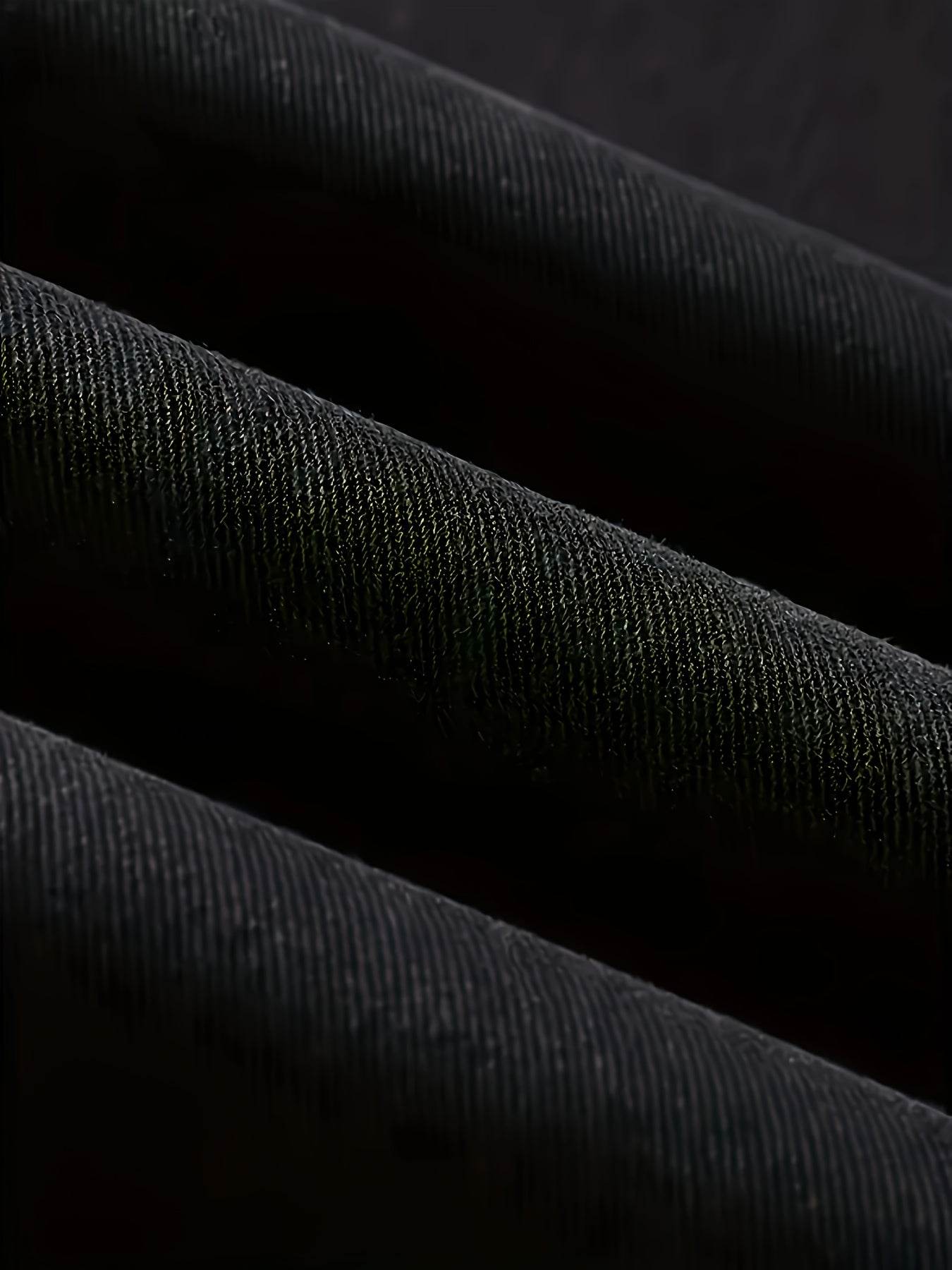 Men's Loose Fit Straight Leg Jeans - Washed Black Cotton Blend, Casual Style - Buy Center US