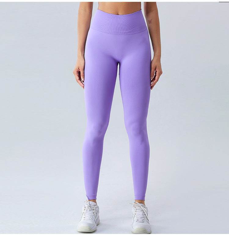 Women's Peach Seamless Running Pants - Outdoor Fitness Tights - Buy Center US