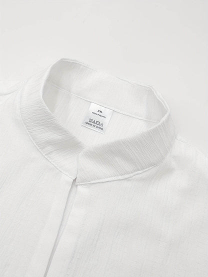 Men's Casual Pure White Print Suit - Perfect for All Seasons & Parties - Buy Center US