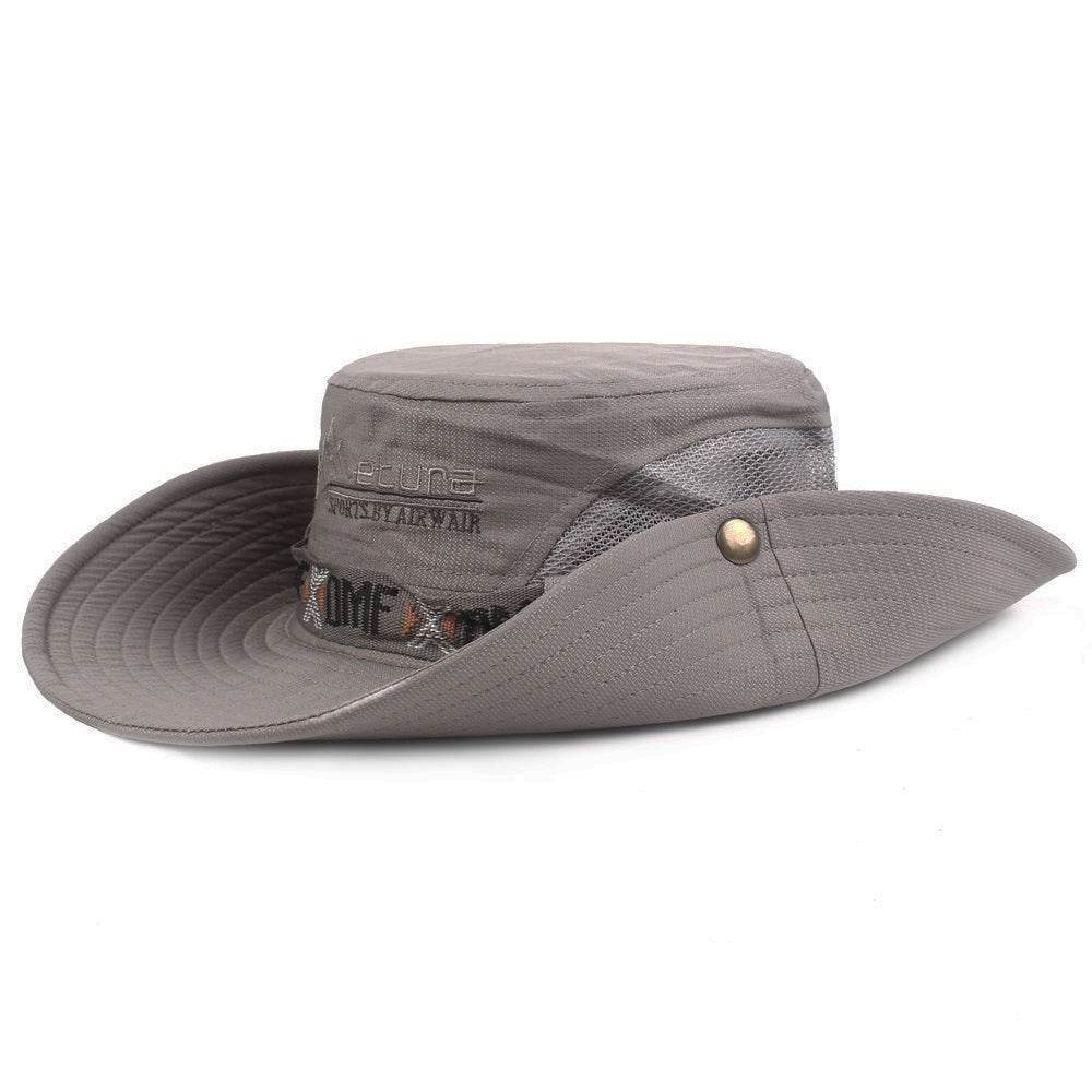 Men's Cotton Outdoor Sunshade Hat - Waterproof, Windproof, Bucket Style - Buy Center US
