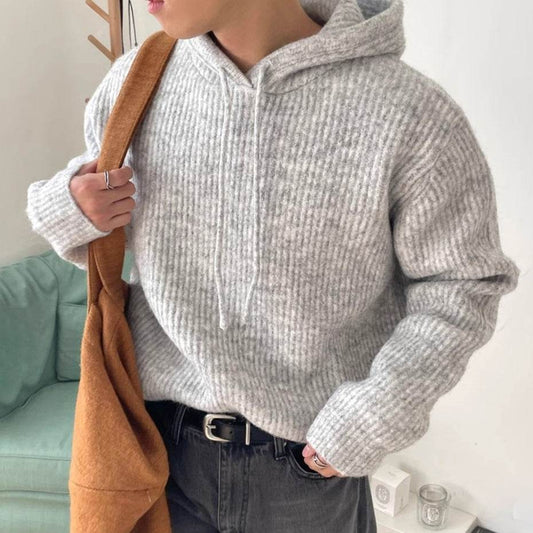 Buycenter Slouchy Thick Fluffy Sweater Jacket - Korean Style, Army Green - Buy Center US