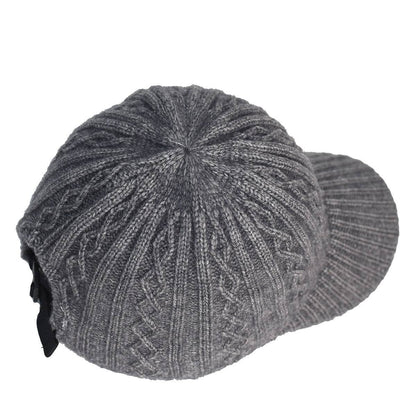 Buycenter Knitting Wool Baseball Cap - Warm, Breathable Winter Headwear - Buy Center US