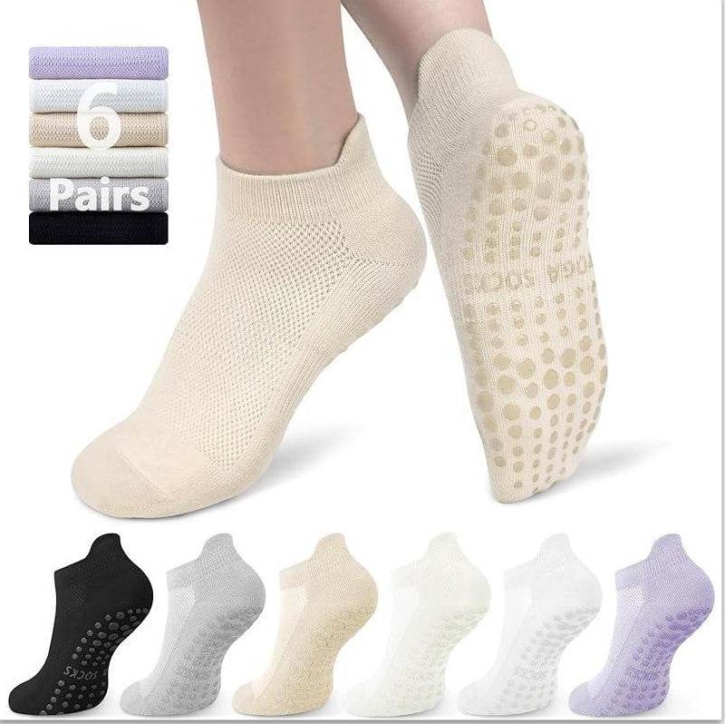 Stylish Non-Slip Athletic Socks - Combed Cotton, Perfect for Summer - Buy Center US