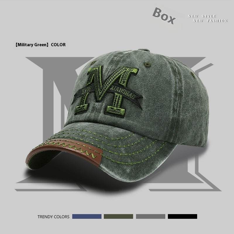 Retro Cotton Peaked Cap for Men and Women - Stylish Outdoor Sun Hat - Buy Center US