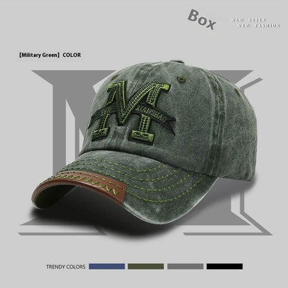 Retro Cotton Peaked Cap for Men and Women - Stylish Outdoor Sun Hat - Buy Center US