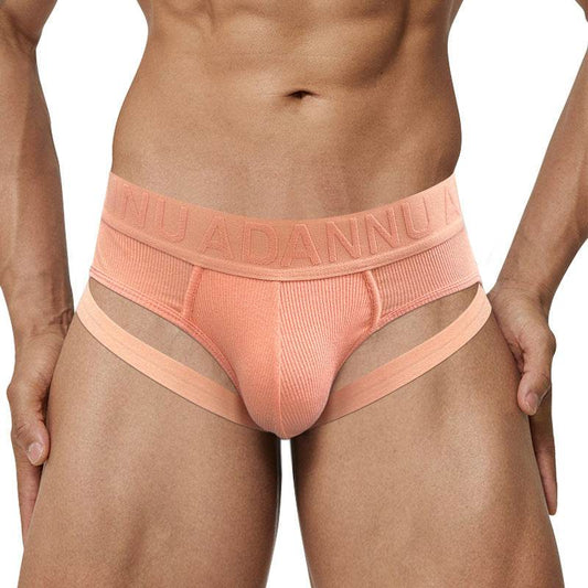 Buycenter Men's Cotton Low Waist Briefs - Breathable Double Strap Style - Buy Center US