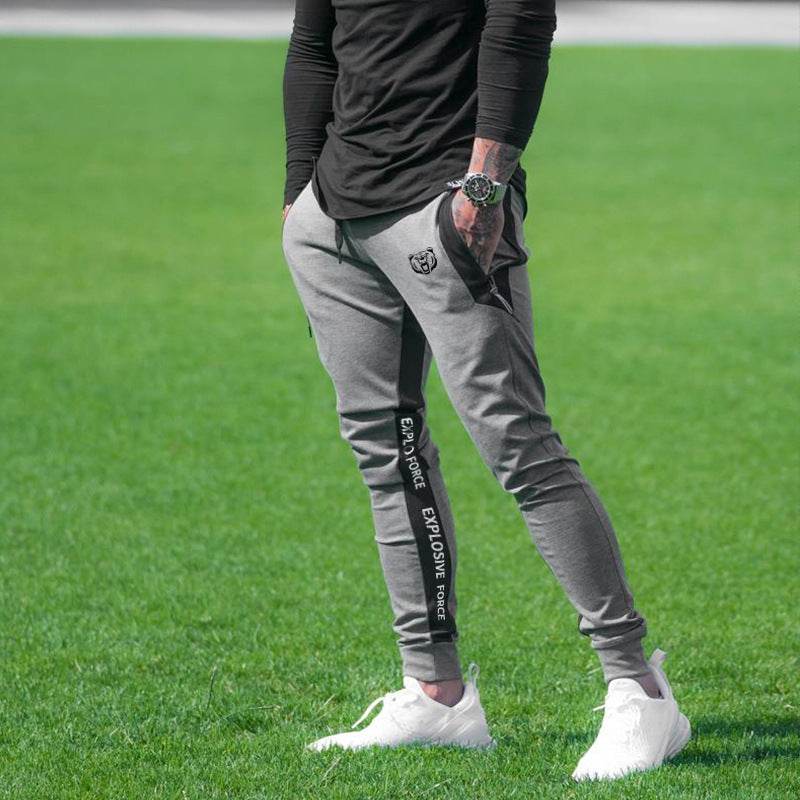 Buycenter Men's Slim Casual Sports Pants - Cotton for Fitness & Leisure - Buy Center US