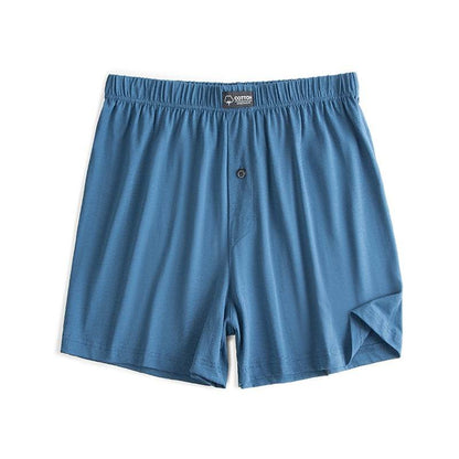 Buycenter Men's Antibacterial Loose Underpants - Comfortable Middle Waist Shorts - Buy Center US
