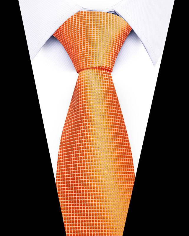 Buycenter 8cm Striped Tie - High-Quality Polyester for Professional Styling - Buy Center US