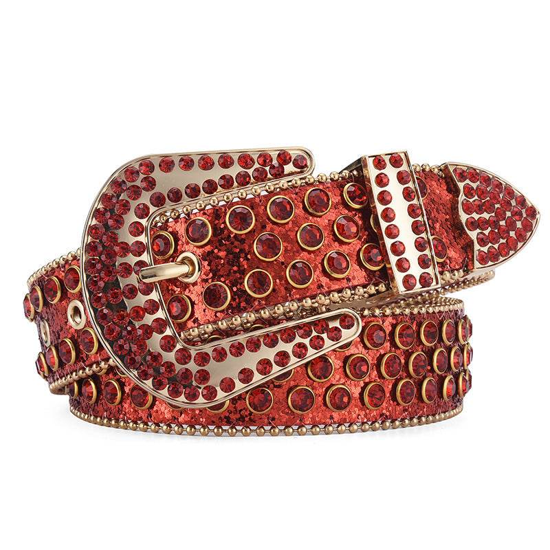 Buycenter Men Women Alloy Belt - Punk Rock Rivet Design, Multiple Colors - Buy Center US