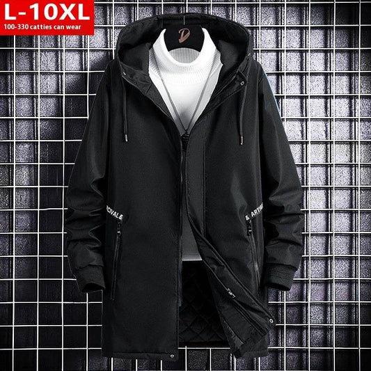 Trendy Men's Hooded Trench Coat - All-Matching Spring & Autumn Style - Buy Center US
