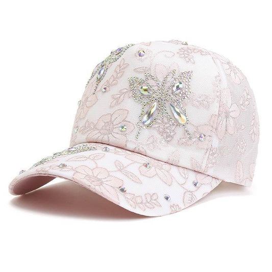 Women's Butterfly Peaked Cap Sun Hat - Breathable & Stylish Summer Attire - Buy Center US