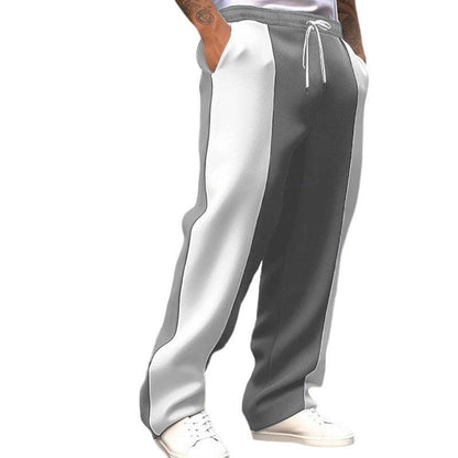 Men's Casual Sports Trousers - Loose Fit, Mid Waist, Comfortable Style - Buy Center US