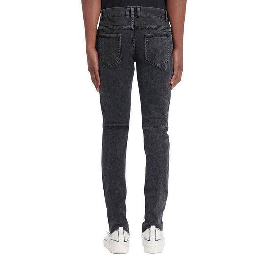 Fashionable Stretch Ripped Jeans - Snow Gray, Black, and Blue Options - Buy Center US