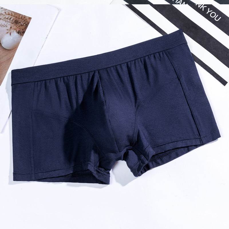 Buycenter Men's Modal Boxers - Breathable Solid Color Underwear - Buy Center US