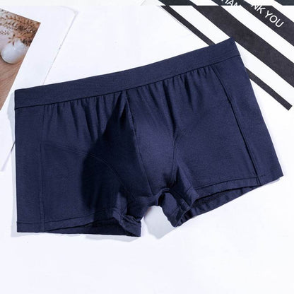 Buycenter Men's Modal Boxers - Breathable Solid Color Underwear - Buy Center US
