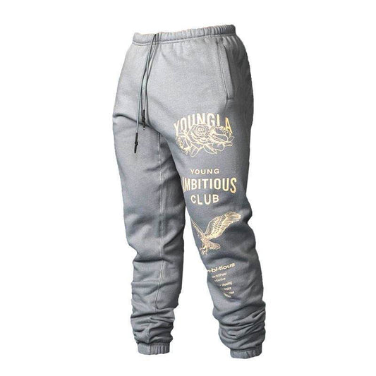 Men's Slimming Fashion Pants - Comfortable Cotton Casual Wear for All Seasons - Buy Center US