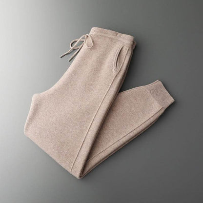High Waist Casual Harem Pants for Men - Thickened Wool, Loose Fit - Buy Center US
