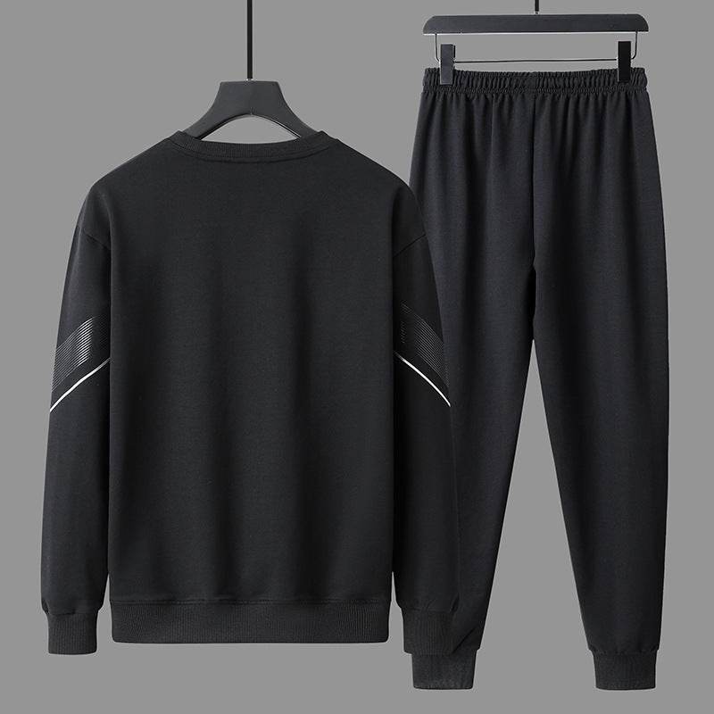 Buycenter Men's Casual Round Neck Sweater Pants - Comfort Fit Outfit - Buy Center US