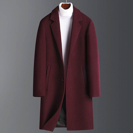 Buycenter Korean Style Wool Coat - Thickened Velvet for Winter Warmth - Buy Center US
