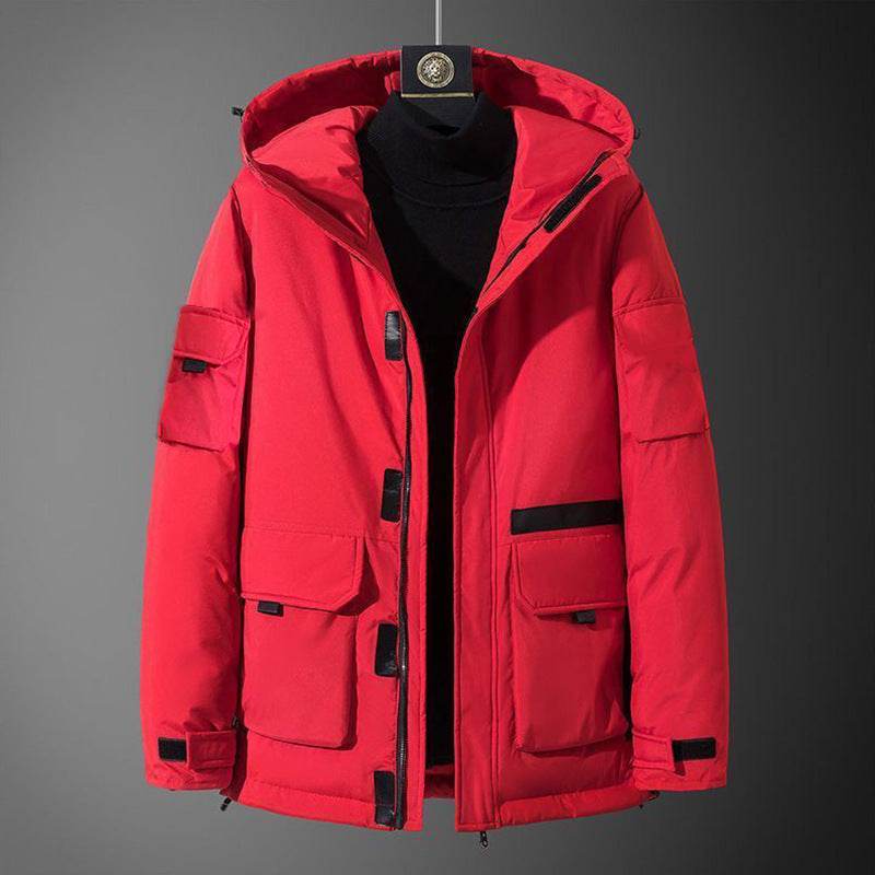 Buycenter Student Coat - Outdoor Cardigan in Black, Blue, White, Red - Buy Center US