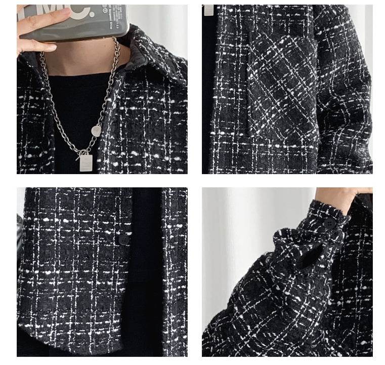Buycenter Retro Hong Kong Style Coat - Men's Loose Cardigan for Spring - Buy Center US