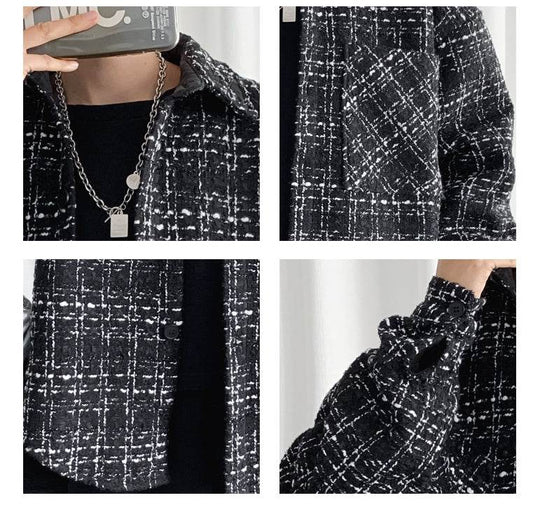 Buycenter Retro Hong Kong Style Coat - Men's Loose Cardigan for Spring - Buy Center US