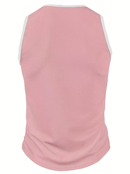 Fashionable Men's Slim-Fit Vest - Solid Color V-Neck with Stretch - Buy Center US