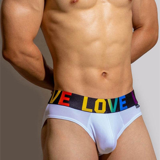 Buycenter Men's Solid Color Briefs - Low Waist, Elastic Nylon Fit - Buy Center US