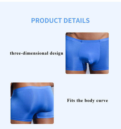 Buycenter Translucent Elastic Boxer Shorts - Comfortable and Hip Lifting - Buy Center US