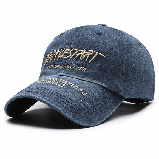 Faded Washed Distressed Baseball Cap - Adjustable Cotton, Retro Style - Buy Center US