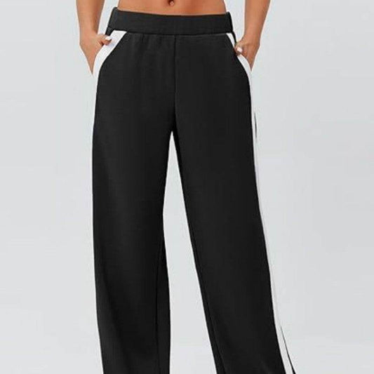 High Waist Wide Leg Yoga Pants - Casual Loose Fit in Multiple Colors - Buy Center US
