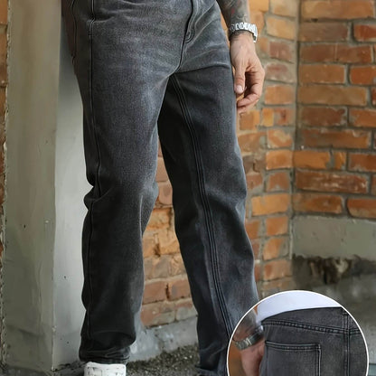 Men's Fashion Denim Jeans - Regular Fit, Cotton Blend, Street Style - Buy Center US