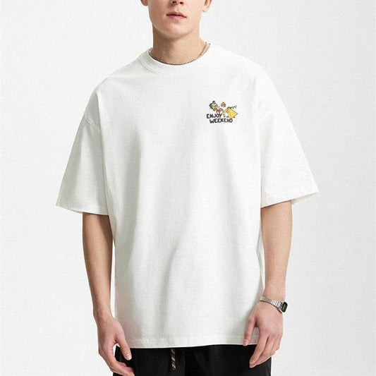 Outdoor Camping Printed T-Shirt - Loose Fit, Short Sleeve, Summer Style - Buy Center US