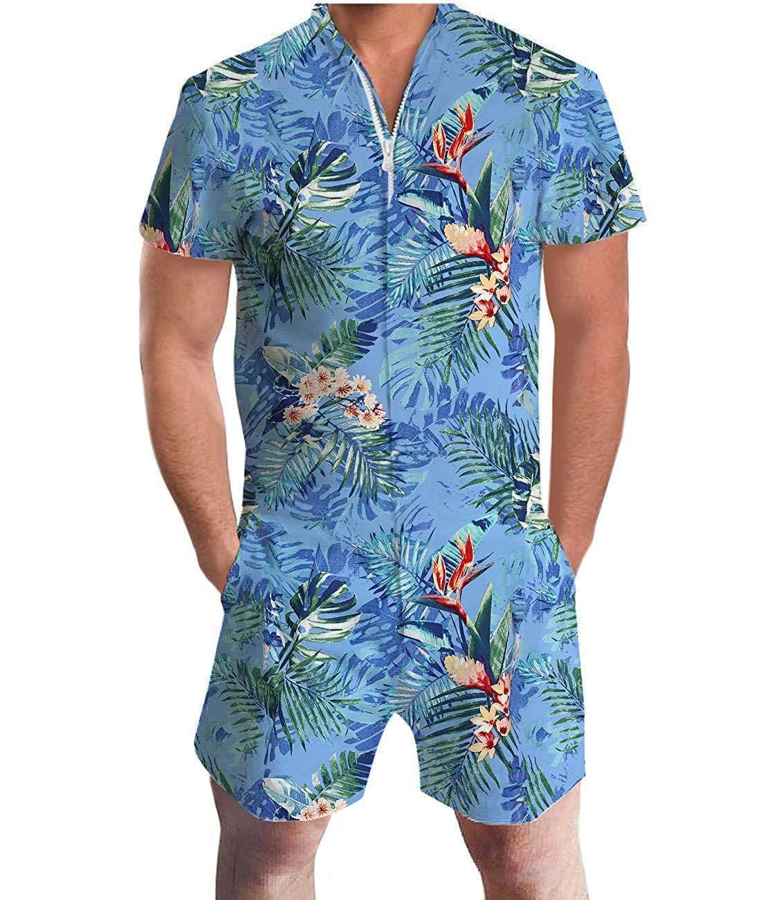 Buycenter Men's Summer Short-Sleeved Suit - European & American Fit - Buy Center US