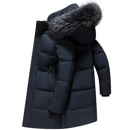 Buycenter Fur Collar Down Jacket - Thick and Warm, Cold-Resistant Style - Buy Center US