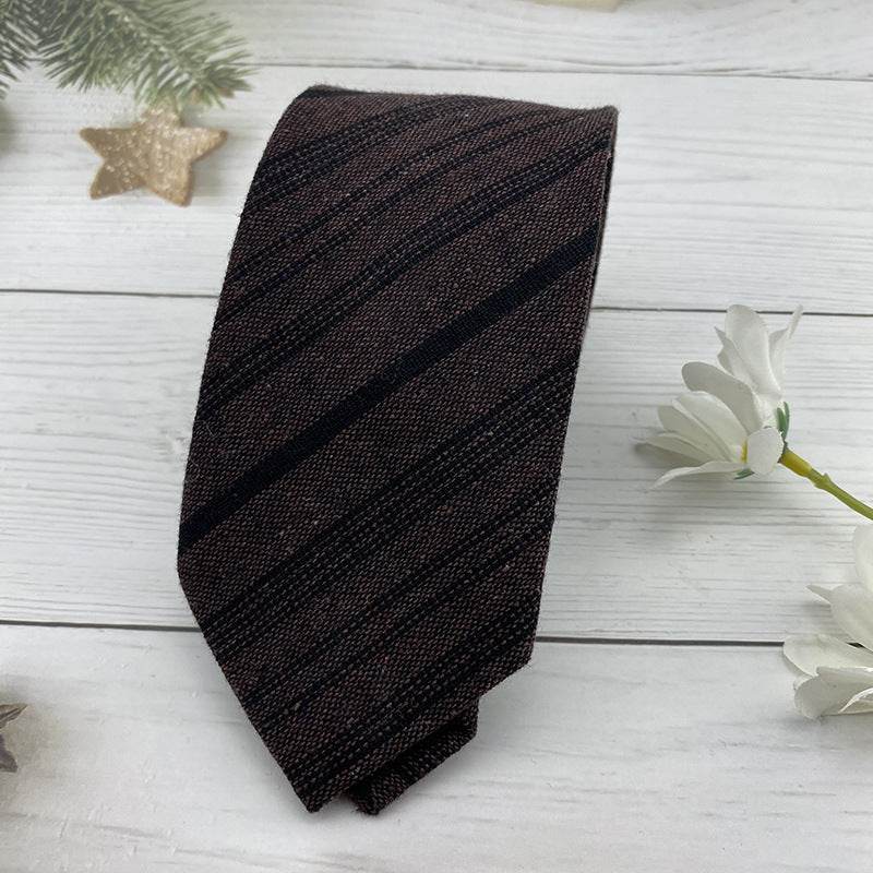 Buycenter Knitted Cotton Bow Tie - Striped Design for Schools - Buy Center US