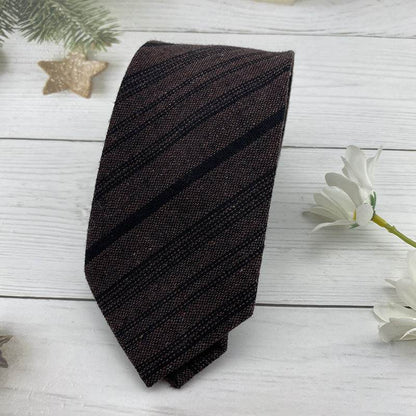Buycenter Knitted Cotton Bow Tie - Striped Design for Schools - Buy Center US